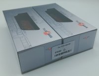 TILLIG Set mit 2 Güterwagen Schiebedach-/Schiebewandwagen Kmmgks 58 DB Ep.III 01032 Spur TT