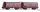 TILLIG Set mit 2 Güterwagen Schiebedach-/Schiebewandwagen Kmmgks 58 DB Ep.III 01032 Spur TT