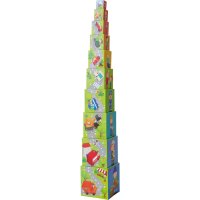 HABA 301524 Stapelwürfel Flotte Flitzer