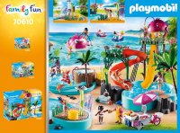 PLAYMOBIL Family Fun 70610 Spa&szlig;becken mit Wasserspritze
