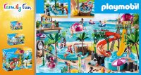 PLAYMOBIL Family Fun 70611 Kinderbecken mit Whirlpool