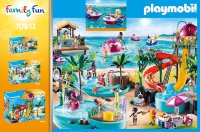 PLAYMOBIL Family Fun 70612 Paddelboot-Verleih mit Saftbar