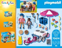 PLAYMOBIL Family Fun 70614 Mobiler Crepes-Verkauf