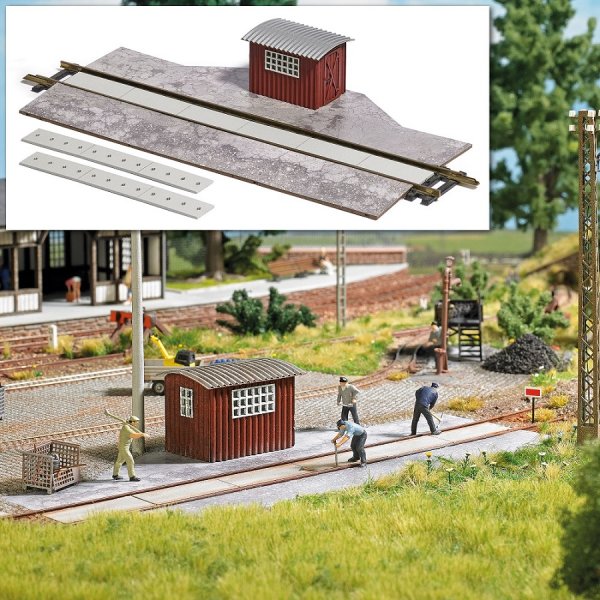 BUSCH Gleiswaage Bausatz 1643 Spur H0