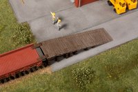 AUHAGEN Bahnmeisterei mit Rampe Bausatz 11462 Spur H0