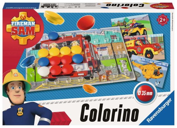 RAVENSBURGER 04144 Kinderspiel Colorino Feuerwehrmann Sam