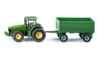 SIKU 1953 Traktor John Deere mit Anhänger 1:50