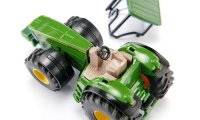 SIKU 1953 Traktor John Deere mit Anhänger 1:50