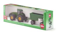 SIKU 1953 Traktor John Deere mit Anhänger 1:50