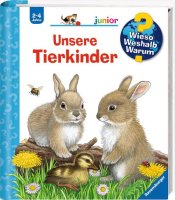 RAVENSBURGER 32683 Unsere Tierkinder / Wieso? Weshalb? Warum? Junior Bd. 15