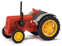 BUSCH 211006811 - Traktor Famulus, rot-grau, gelbe Felgen