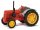 BUSCH 211006811 Traktor Famulus rot-grau gelbe Felgen Landwirtschaftsmodell 1:120