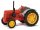 BUSCH Traktor Famulus rot-grau gelbe Felgen 211006811 Landwirtschaftsmodell 1:120