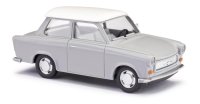 BUSCH 53109 Trabant P601 Limousine silbergrau mit...