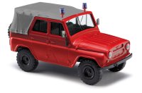 BUSCH 52102 UAZ 469 Feuerwehr Automodell 1:87