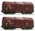 ROCO 76042 Set mit 2 Teleskophaubenwagen Bauart Shimmns DR Ep.IV Spur H0