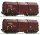 ROCO 76042 Set mit 2 Teleskophaubenwagen Bauart Shimmns DR Ep.IV Spur H0