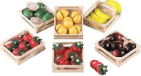 idee+spiel 443-08066 FUNTOYS Holz-Früchte-Set zum...