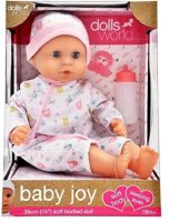 idee+spiel 520-08443 - DOLLS WORLD Puppe Baby Joy 38 cm
