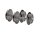 ROCO Wechselstrom-Radsatz 40183 Spur H0