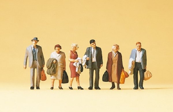 PREISER Reisende Personen 75027 Figuren-Set Spur TT