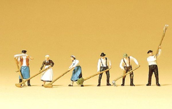 PREISER 79055 Heuernte Figuren-Set Spur N