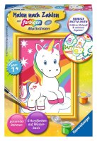 RAVENSBURGER 29603 - Malen nach Zahlen: Süßes Einhorn