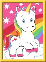 RAVENSBURGER 29603 Malen nach Zahlen S&uuml;&szlig;es Einhorn