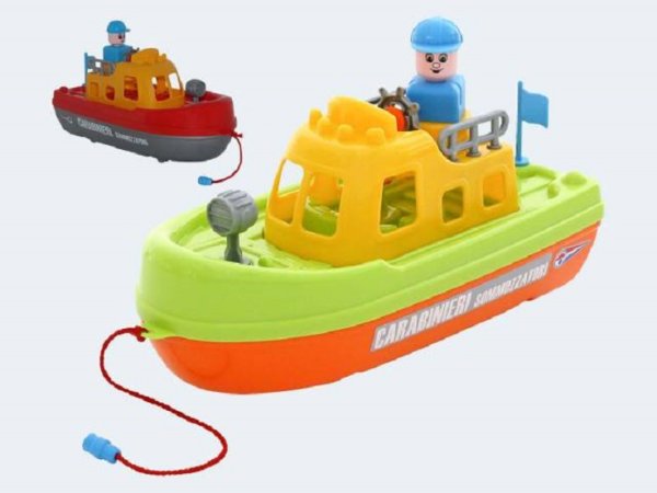 POLESIE 47236 - Küstenschutzboot mit Figur 30 cm, sortiert