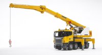 BRUDER 03570 SCANIA R-Serie Liebherr Kran-LKW mit Light and Sound Modul