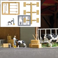 BUSCH 7932 Action Set Kälberfütterung Spur H0