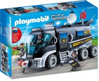 PLAYMOBIL City Action 9360 SEK-Truck mit Licht und Sound