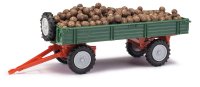 BUSCH 210010222 Anhänger T4 mit Kartoffeln, grün