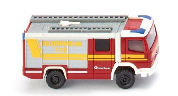 WIKING 096303 MB Atego RLFA2000 AT Feuerwehr Rosenbauer LKW-Modell 1:160