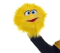 MATTHIES Living Puppets Handpuppe Quasselkasper gelb 20 cm Quatschköppe W805