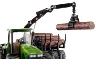 SIKU 1954 Traktor mit Forstanhänger 1:50