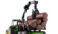 SIKU 1954 Traktor mit Forstanhänger 1:50