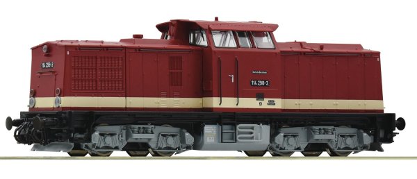 ROCO 70812 Diesellokomotive BR 114 298-3 mit Sound DR Ep.IV Spur H0