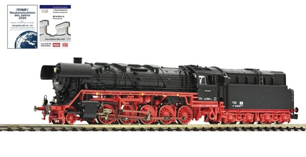 FLEISCHMANN 714402 Dampflokomotive BR 44.0 mit Öltender DR Ep.IV Spur N