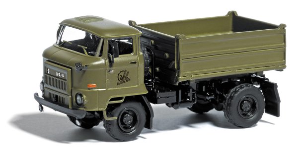 BUSCH 95545 IFA L60 ZSK, Zwei-Seiten-Kipper Goldene &Auml;hre, gr&uuml;n