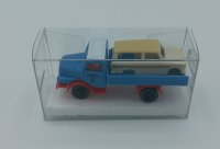 TILLIG H3A VEB Sachsenring, beladen mit Trabant-Karosse 19058 LKW-Modell 1:120