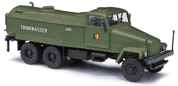 BUSCH IFA G5 59 Wassertankwagen 1959 NVA 51557 Milit&auml;r-Modell 1:87
