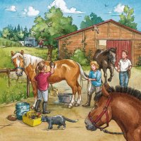 RAVENSBURGER® 09237 - Kinderpuzzle Mein Reiterhof