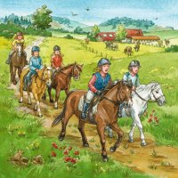 RAVENSBURGER® 09237 - Kinderpuzzle Mein Reiterhof