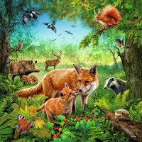 RAVENSBURGER 09330 Kinderpuzzle Tiere der Erde