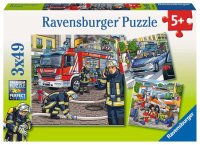 RAVENSBURGER® 09335 - Kinderpuzzle Helfer in der Not