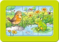 RAVENSBURGER 05138 Kinderpuzzle Kleine Gartentiere