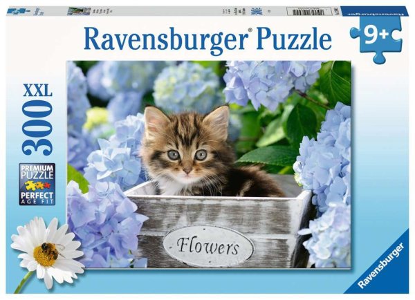 RAVENSBURGER 12894 Kinderpuzzle Kleine Katze