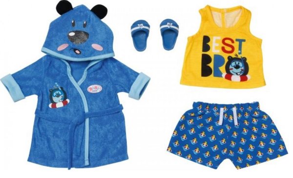 ZAPF Creation 830499 - BABY born® Bath Deluxe Bademantel Set 43 cm