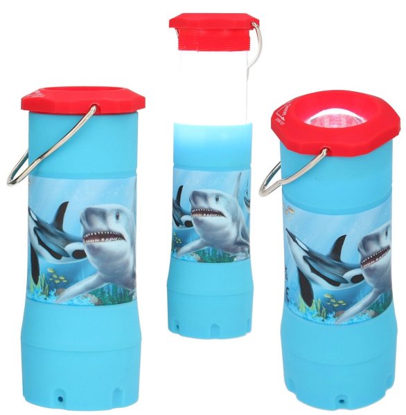 Depesche Dino World Taschenlampe 11624 Hai oder T-Rex Auswahl NEU 